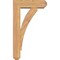 Ekena Millwork Thorton Craftsman Smooth Bracket w/ Offset Brace, Western Red Cedar, 5 1/2"W x 16"D x 28"H BKT0604X16X28THR04SWR - alternate 3